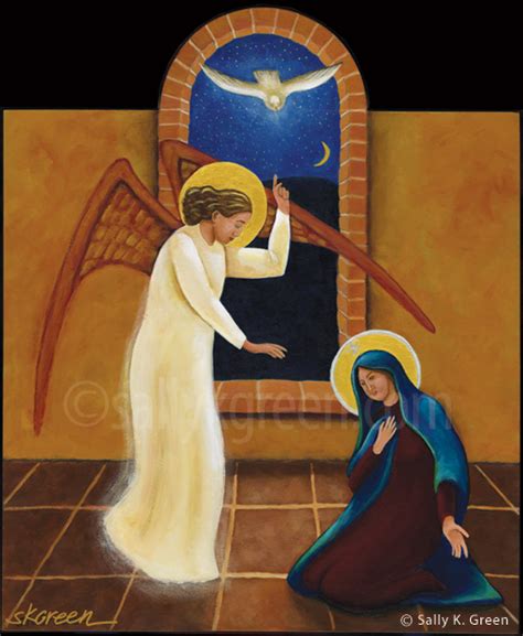  The Annunciation -  Light, Shadow, and Divine Revelation Painted by the Master