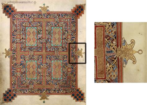  Lindisfarne Gospels: ศิลปะอันวิจิตรบรรจงและสัญลักษณ์แห่งความศักดิ์สิทธิ์ในยุคทองของอังกฤษ!