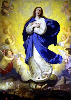  Our Lady of the Immaculate Conception: A Baroque Masterpiece Unveiling Celestial Majesty and Exquisite Detail